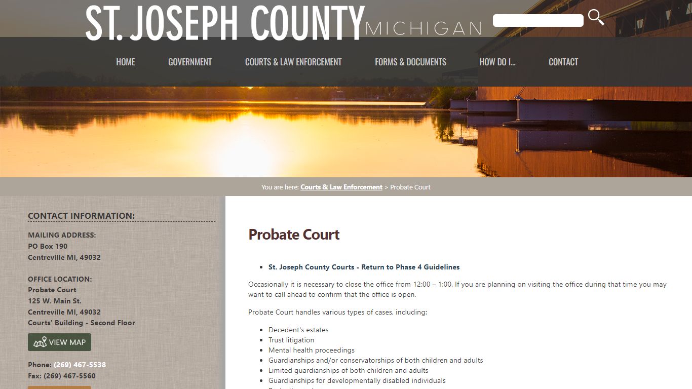 Probate Court - St. Joseph County Michigan